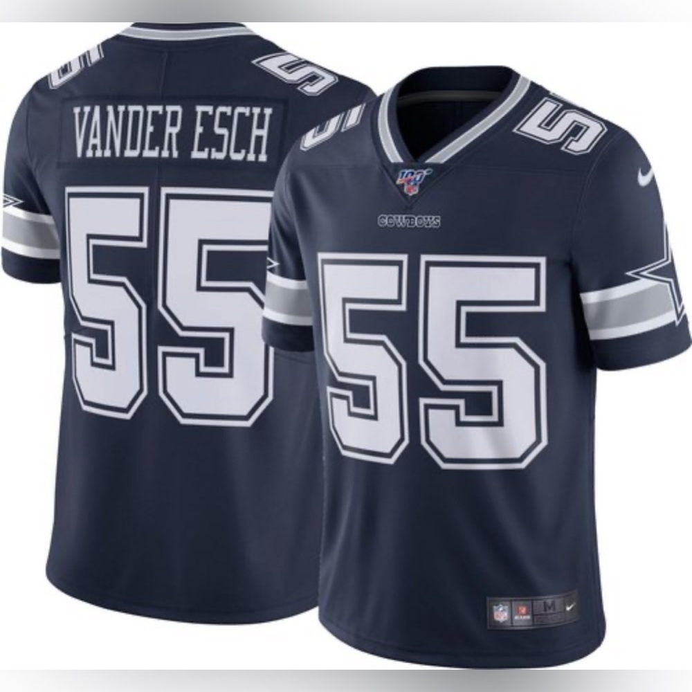 Nike NFL Dallas Cowboys Leighton Vander Esch Football Jersey 100th Anniversary
